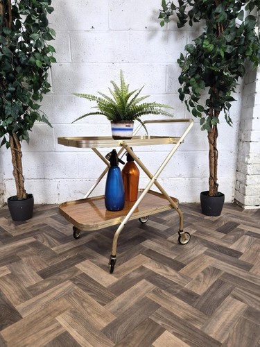 Vintage teak formica tea - teak,