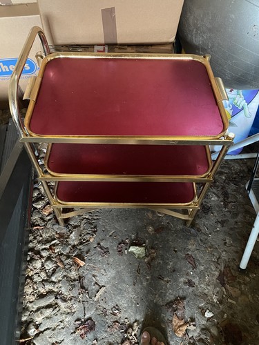 Vintage tier drinks trolley - drinks,