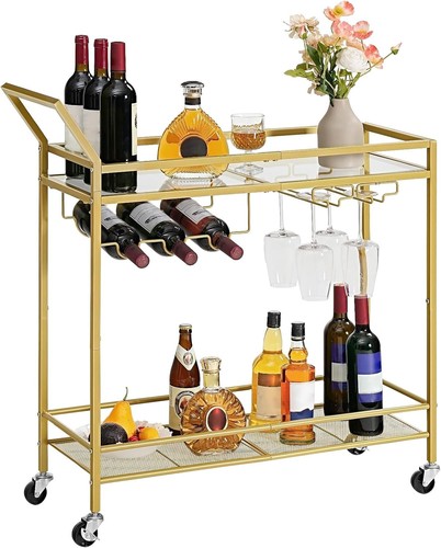 Hoobro drinks trolley - hoobro, gold
