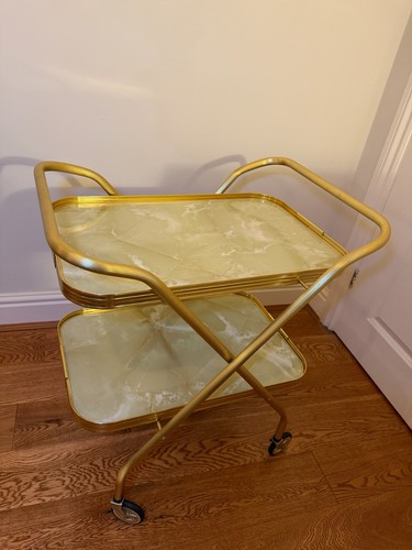 Vintage folding drinks - vintage, trolley