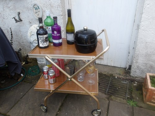 Vintage two tier gold colour - vintage,