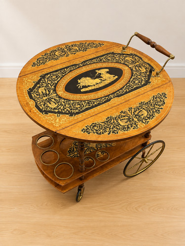 Vintage italian marquetry - vintage,
