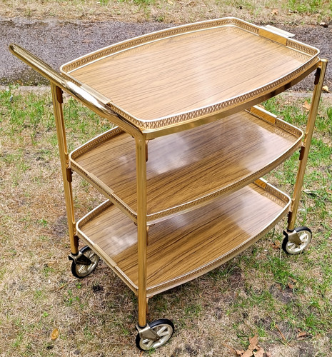 Vintage tier hostess - vintage, trolley
