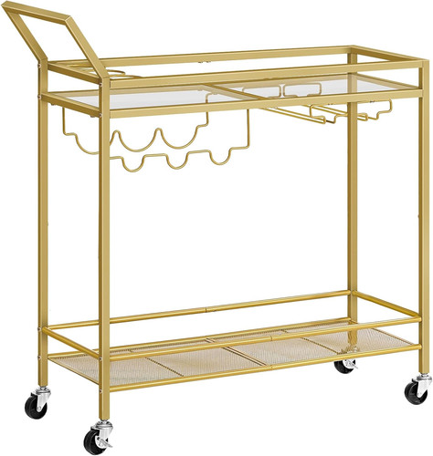 Hoobro drinks trolley gold - hoobro,