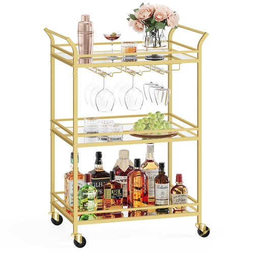 Vasagle tier drinks trolley - drinks,