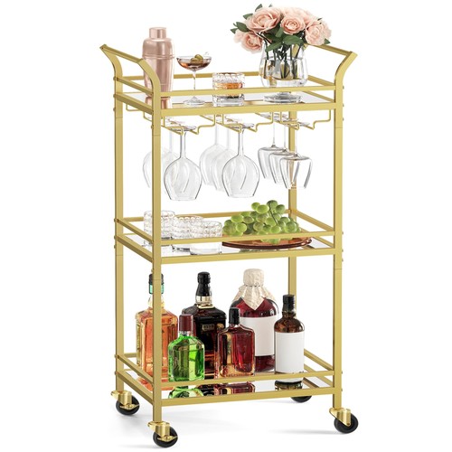 Tier drinks trolley gold - tier, bar