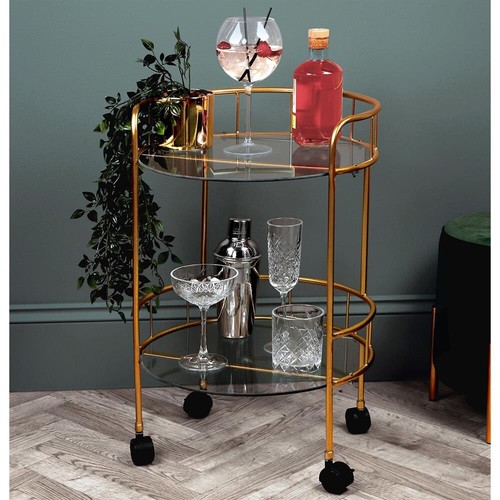 Tier round drinks trolley - 2,
