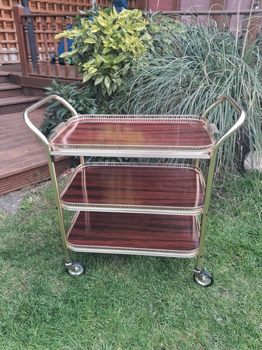Vintage tier drinks - 3, trolley