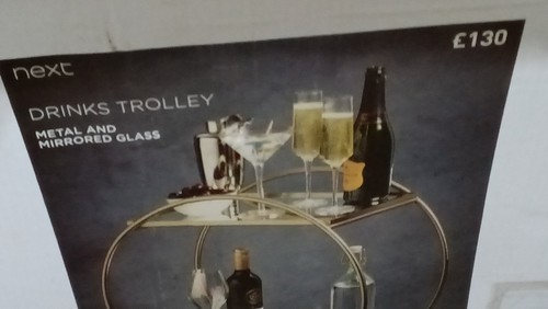 Drinks trolley bnib - trolley,