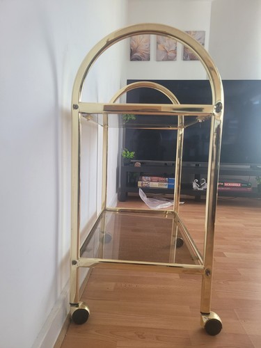 Vintage trolley bar cart - vintage,